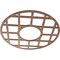 Ekena Millwork O'Neal Wood Fretwork Pierced Ceiling Medallion, Walnut, 24"OD x 8 3/4"ID x 3/8"T CMWP24X24X0375ONWA - alternate 2